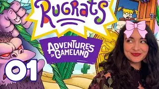 This game hurts my eyes - Rugrats: Adventures in Gameland (Part 1)