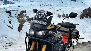 Heavy Snowfall Ride at Baralacha Pass - LADAKH 2021 - Ep 06