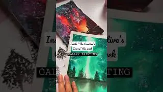 Look whats happening inside the &ldquo;Creative&rsquo;s Course&rdquo; this week 🌟 Galaxy Painting and Exploration🌟🌟