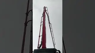 concrete pump washing  time #like #peag #foryou #47m #concreat #construction