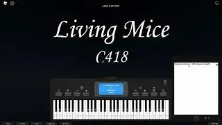 Minecraft OST - Living Mice | Roblox Virtual Piano Cover