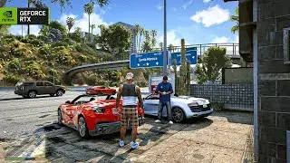 GTA 5 Remake RTX 5090 'First Mission' 4K Gameplay! GTA 5 Remastered Graphics Mod