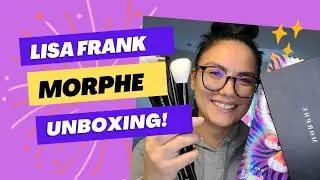 MORPHE X LISA FRANK | MAKEUP UNBOXING | Sarah🦐