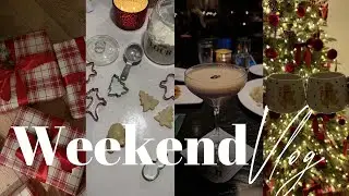 CHRISTMAS VLOG 🎄| Christmas tree reveal + baking cookies + christmas festival + opening gifts