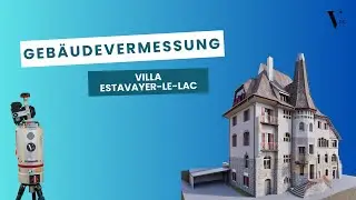 Villa verformungsgerecht in 3D modelliert | Archicad BIM aus Punktwolke