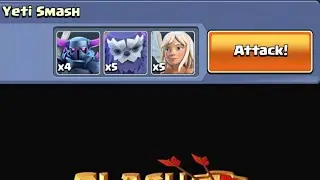 Yeti Smash [PRACTICE] Townhall 12 | clash of clans | sNAke gaming xD