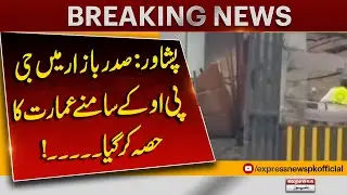 Breaking: Building Collapses Near GPO Saddar Bazaar | Rescue 1122 on Site