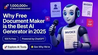 Best Free AI Document Generator &mdash; 100% Free Document Maker Online 2025