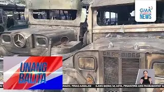 Ilang nakaparadang jeep, nasunog; hinihinalang sinadya | Unang Balita