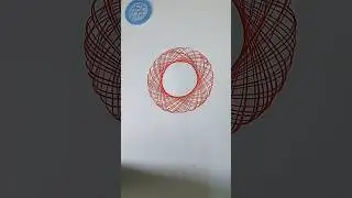 spirograph Art #youtubeshorts #shorts#art #satisfying#drawing #oddlysatisfying #diy#spirograph#2025