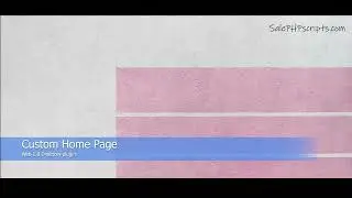 Custom Home Page - Web 2.0 Directory plugin for WordPress