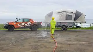Water Testing the OPUS OP4 With a Firetruck