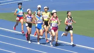 決勝 共通女子 1500m 近畿中学総体陸上2025