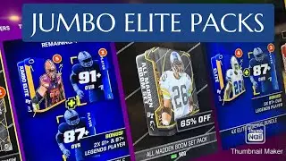 JUMBO ELITE LEGENDS BUNDLE PACK (TWO FULL LEGENDS PULL) FIRE PACKS ROAD TO A 99 OVERALL TEAM EP .15