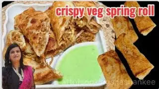 Crispy Spring Rolls | Veggie Delight Spring Rolls | Spring Roll Recipe | Asian-Style Spring Rolls