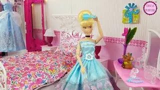 Cenicienta tiene un Nuevo Dormitorio de muñecas - Muebles para Barbie juguetes