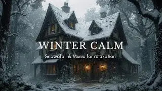 Celtic Winter Music with Snowfall ❄️ Fantasy Medieval Ambience for Sleep & Focus