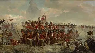 Elizabeth Thompson’s The 28th Regiment at Quatre Bras