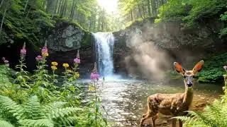 Calming Sleep Music with Flowing Water for Anxiety Relief