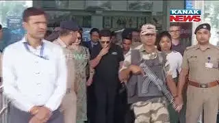 Former Cricketer Sachin Tendulkar Arrives At Birsa Munda Airport, Ranchi, Jharkhand