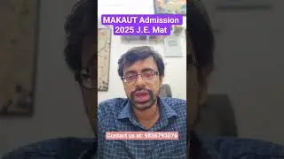 MAKAUT Admission 2025 through JEMAT | Apply Now #MAKAUT2025 #JEMAT #MBAAdmission #SouravSir
