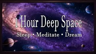 Cosmic Voyage 🌌 1 Hour Deep Space Ambient | 432Hz Healing Frequency & Floating Synths [4K]