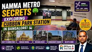 Namma Metro Secrets 🌳 | Exploring Cubbon Park Station in Bangalore!