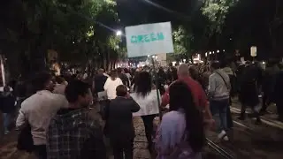 Protests in Italy against Green Pass | A large crowd in Milan | No Green Pass | COVID-19