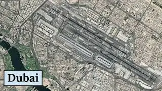 ✈️ GEOGRAPHY OF DUBAI AIRPORT in 1 minute 🗺️