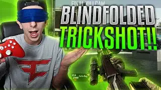 I HIT A BLINDFOLDED TRICKSHOT!! | FaZe Rug