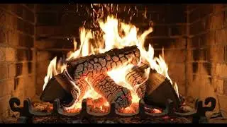 Cozy Fireplace 🔥 8 Hours | Relax, Study, Sleep | LunaLoop Vibes