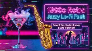 1980s Retro Jazzy Lo-Fi Funk 🍸 Smooth Sax, Soulful Grooves & Late Night Vibes