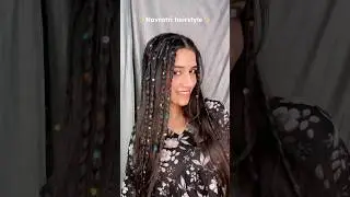 Bindi hack that turned into a hairstyle-Navratri ready#ashortaday #hair #hairstyle #creative #hack