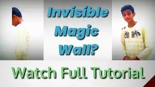 Invisible Magic Wall Effect in KineMaster | Full Tutorial 🔥