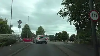 Driving On Tallow Hill, George Street, St Martin's Gate & City Walls Road, Worcester, England