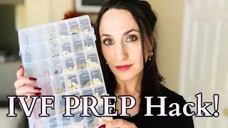 IVF Prep Made Easier: My Tackle Box Supplement Organization Method