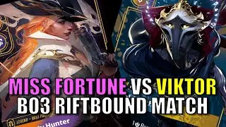 Miss Fortune vs Viktor Bo3 - Riftbound Casual Match (Deck Guide How To Sideboard Cards List)