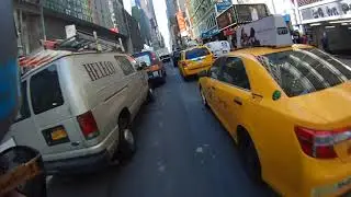 West 54th Street, Manhattan - Biking NYC pov