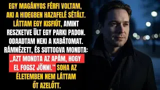 ODAADTAM A KABÁTOMAT EGY FAGYOSAN DIDEREGŐ GYEREKNEK. ODASÚGTA: „APÁM AZT MONDTA, HOGY JÖNNI FOGSZ.”