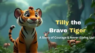 Tilly the Brave Tiger &ndash; A Story of Courage & Never Giving Up |Part-1 #KidsStory #MotivationalStory