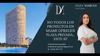 Residencia + Playa privada: Conoce un proyecto que redefine el lifestyle en Miami.