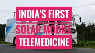India's first solar moving hospital from ojes body builder