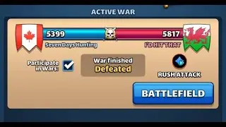 Kriegsangriffe  |  Seven Days Hunting vs. I'D Hit That  |  Empires and Puzzles German