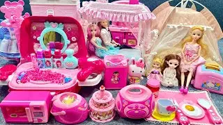 10 Minutes Satisfying With Unboxing Happy Princess Family Tent camping Toys Collection Review｜ASMR