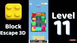 Block Escape 3D Level 11 Walkthrough 🧱🚪 | Easy Puzzle Escape Solution | Go Answer