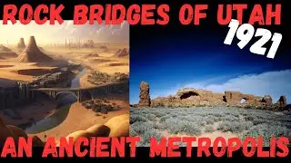 ROCK BRIDGES OF UTAH ONCE PREHISTORIC METROPOLIS 1921