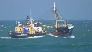 Brixham Trawler BM110 Lady Lou Leaving Torbay 26/05/2017