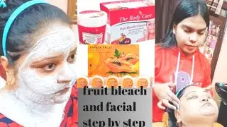 Bleach Facial | Facial at parlour | Facial steps Tutorial | Proper hand movements Techniques...