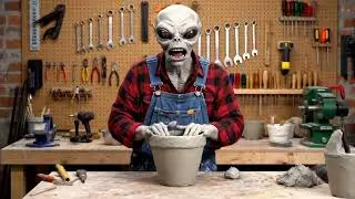 Making Papercrete Pots By Tim the Grey