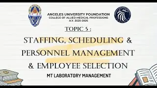 25 26 MTLabMan Topic 5: Staffing, Scheduling & &nbsp;Personnel Management